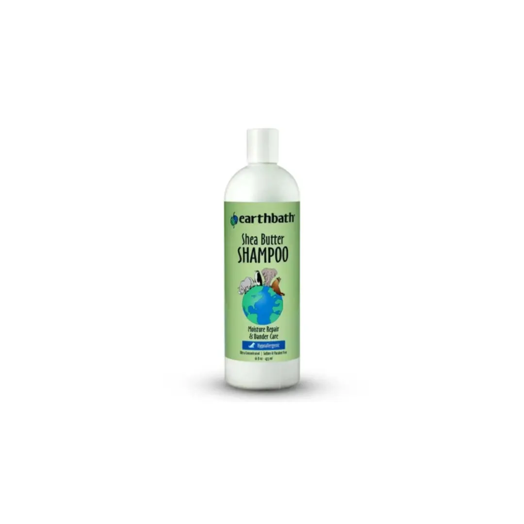 Earthbath Hypoallergenic Shea Butter Shampoo for Dogs & Cats (16 oz)
