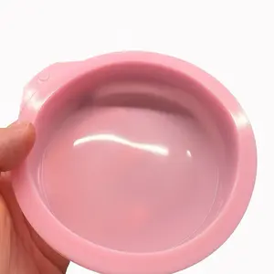 4 Inch Pink Silicone Mold - Flexible Non-Stick Reusable Heat-Resistant Easy Clean DIY Craft Mold for Picky Pads