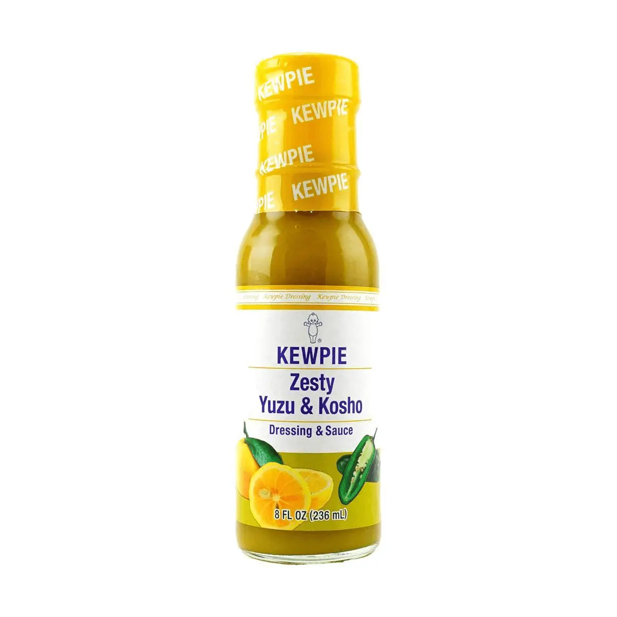 KEWPIE Yuzu Pepper Salad Dressing 8.4oz - Authentic Japanese Flavor