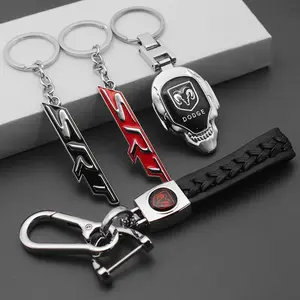 Dodge RAM Journey Challenger Caliber Durango Nitro Avenger Magnum Keychain, Metal Alloy Car Emblem, Epoxy Resin Keyring Accessory