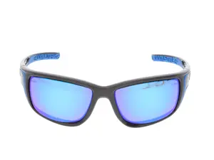 MCR Safety Swagger 4 Diamond Blue Mirror Safety Glasses - ANSI Z87.1+ Certified
