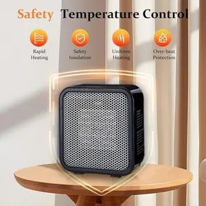 Small Space Heater for Indoor Use, Electric Ceramic Space Heater, Portable Heaters Fan for
