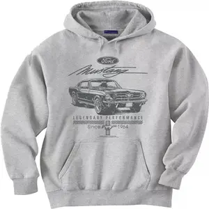 Ford Mustang Hoodie, Car Themed Apparel, Car Lover Hoodie, Unisex Winter Daily Wear