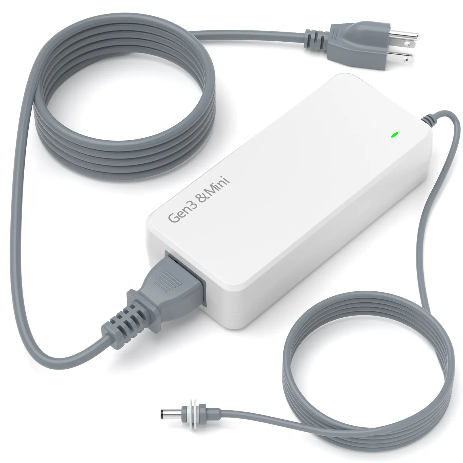 Starlink Power Supply AC DC Adapter Replacement for Starlink Gen 3,UL Listed Fast Charging,Fast Cooling Starlink Gen3 Power Adapter Overload Protection,with 3.3ft 18AWG AC Cable and 1.65ft DC Cable