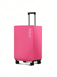 2-piece set (portable luggage protective cover with luggage tag), Travel accessories - luggage cover and luggage identifier, suitable for 20-30 inch suitcases, made of non-woven fabric, wear-resistant and tear-resistant, scratch-proof, dust-proof