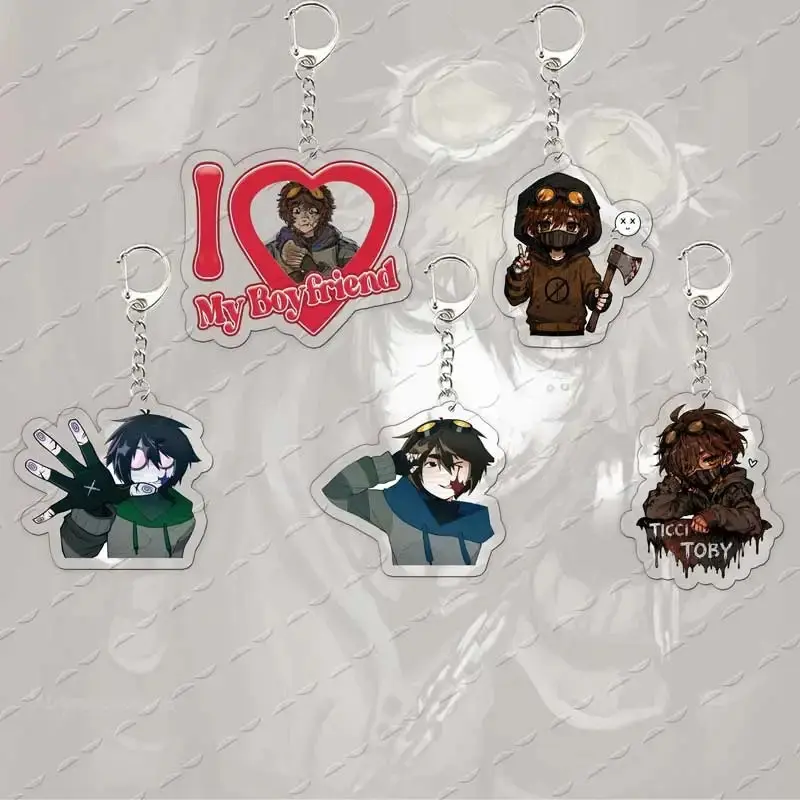 Acrylic Fanart Ticci Toby Keychain Cute Horror Creepypasta Anime Keychains [#14 Styles] - Cute, Durable, And Perfect For Bags, Keys, Or Gifts. Great For Daily Use Or As Thoughtful Little Gifts For Your Friends And Yourself.