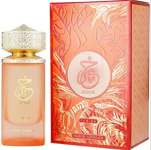 Paris Corner Khair Fusion Eau de Parfum - Fruity Floral Vanilla Musk Perfume with Litchi Red Apple & Jasmine Sambac - Long Lasting Luxury Fragrance for Everyday Wear
