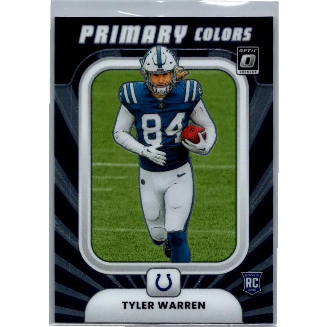 2025 Donruss Optic #16 Tyler Warren Rookie Primary Colors
