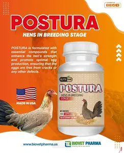POSTURA for Hens Bone and Egg Builder 100 Caps Supplements Para Gallinas