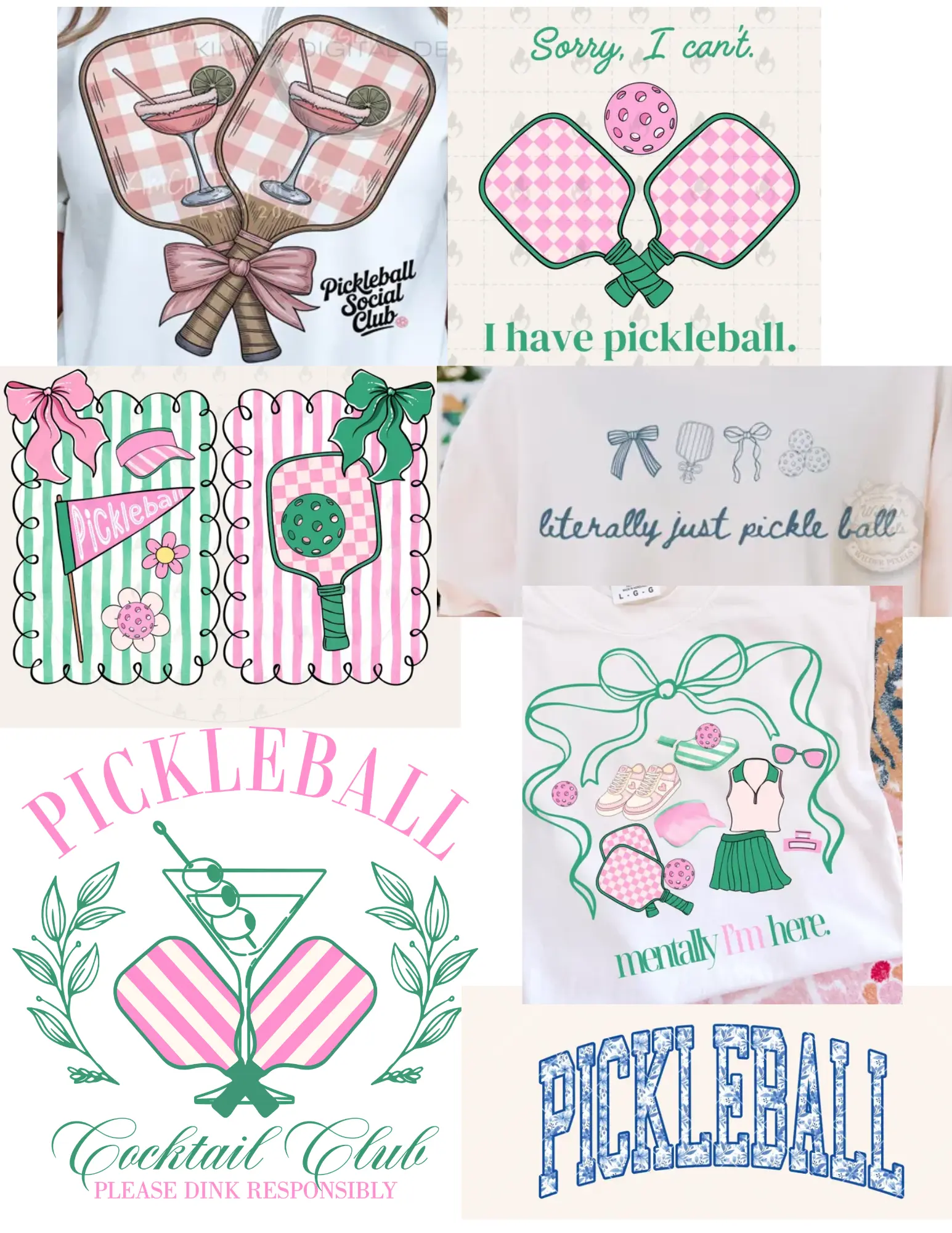 Surprise Pickleball Shirts  2 Tees OR 1 Sweatshirt $30 Deal Cotton Polyester Crewneck Top