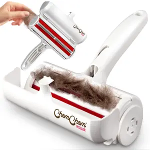 Chom Chom Roller Pet Hair Remover and Reusable Lint Roller - Chomchom Cat and Dog Hair Remover for Furniture, Couch, Carpet, Clothing and Bedding ChomChom Roller
