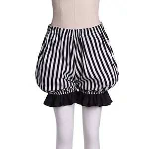 Lolita Bloomers Women Vintage Gothic Cosplay Bottoming Pumpkin Shorts Costume Underwear Underpants
