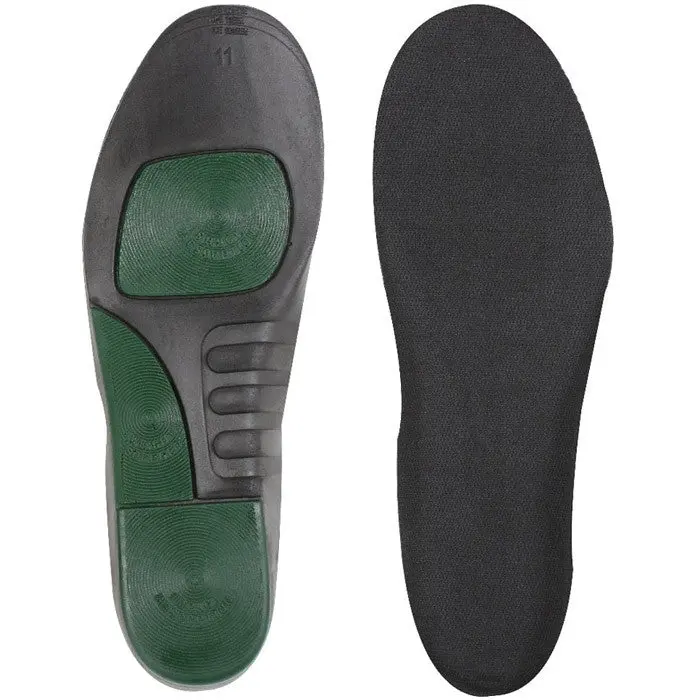 Tactical Rubber Boot Insoles with Shock Absorbing Arch Support for Military, Public Safety, and Work Boots