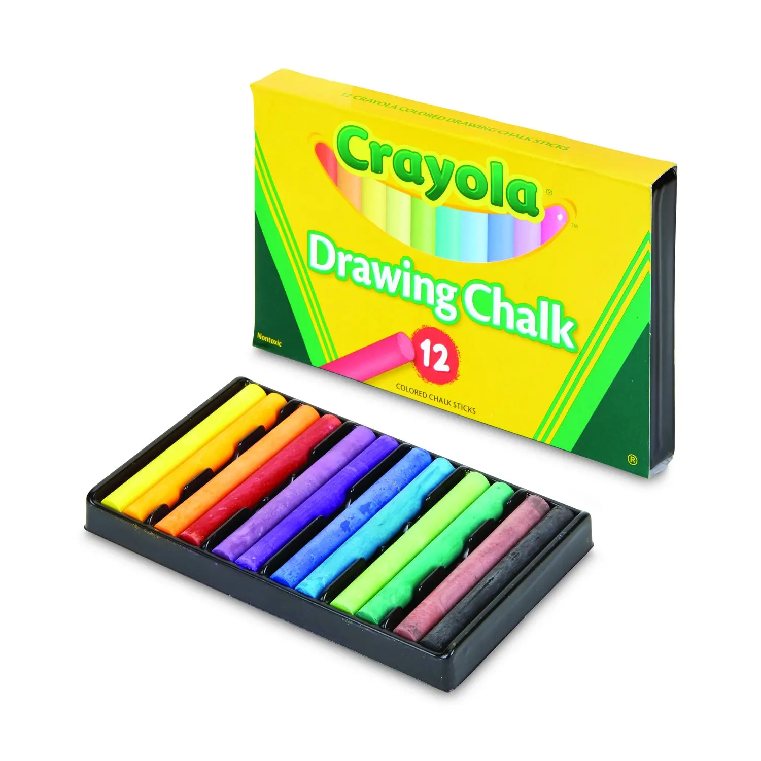 Crayola Colored Drawing Chalk 12 Assorted Colors 510403