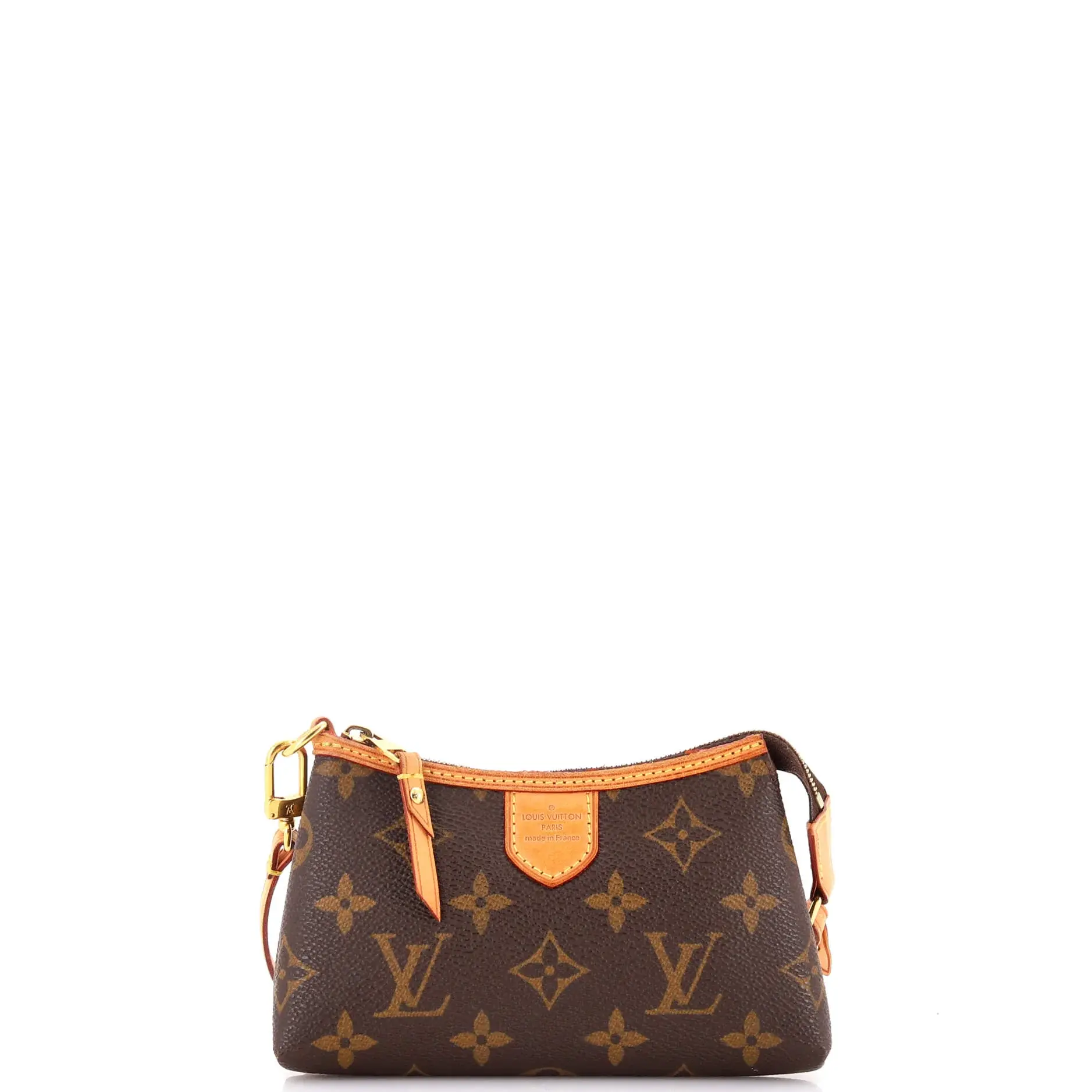 Pre-owned Louis Vuitton Canvas Coated Clutches & Wristlets Delightful Pochette Monogram Canvas Mini by Rebag