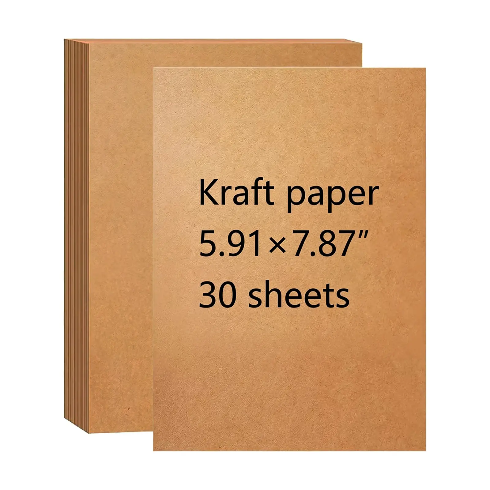 30 Sheets Brown Cardstock 5.91 x 7.87 Inches Kraft Paper Heavyweight for Printer and Laser Engraving Perfect for Invitations Scrapbooking Crafts DIY Cards FathersDayGift