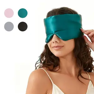 Reusable Silk Blackout Sleep Mask, Soft Fabric, Smooth Texture, Ideal for Light Sleepers, Travel, Office, Home, Adjustable Fit, Unisex Gift
