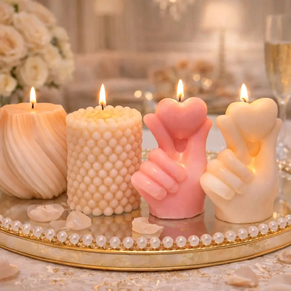Handcrafted Butterfly Candle - Non-Toxic Wax, Unique Shape Handcrafted Candle - Ideal for Romantic Settings, Engagement, Mother's Day, Daily Home Decor & Special Occasions, Unscented
