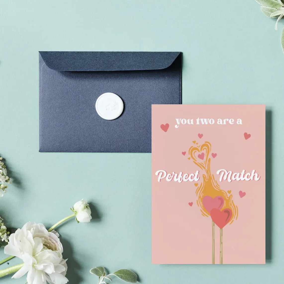 Perfect Match Wedding and Engagement Card