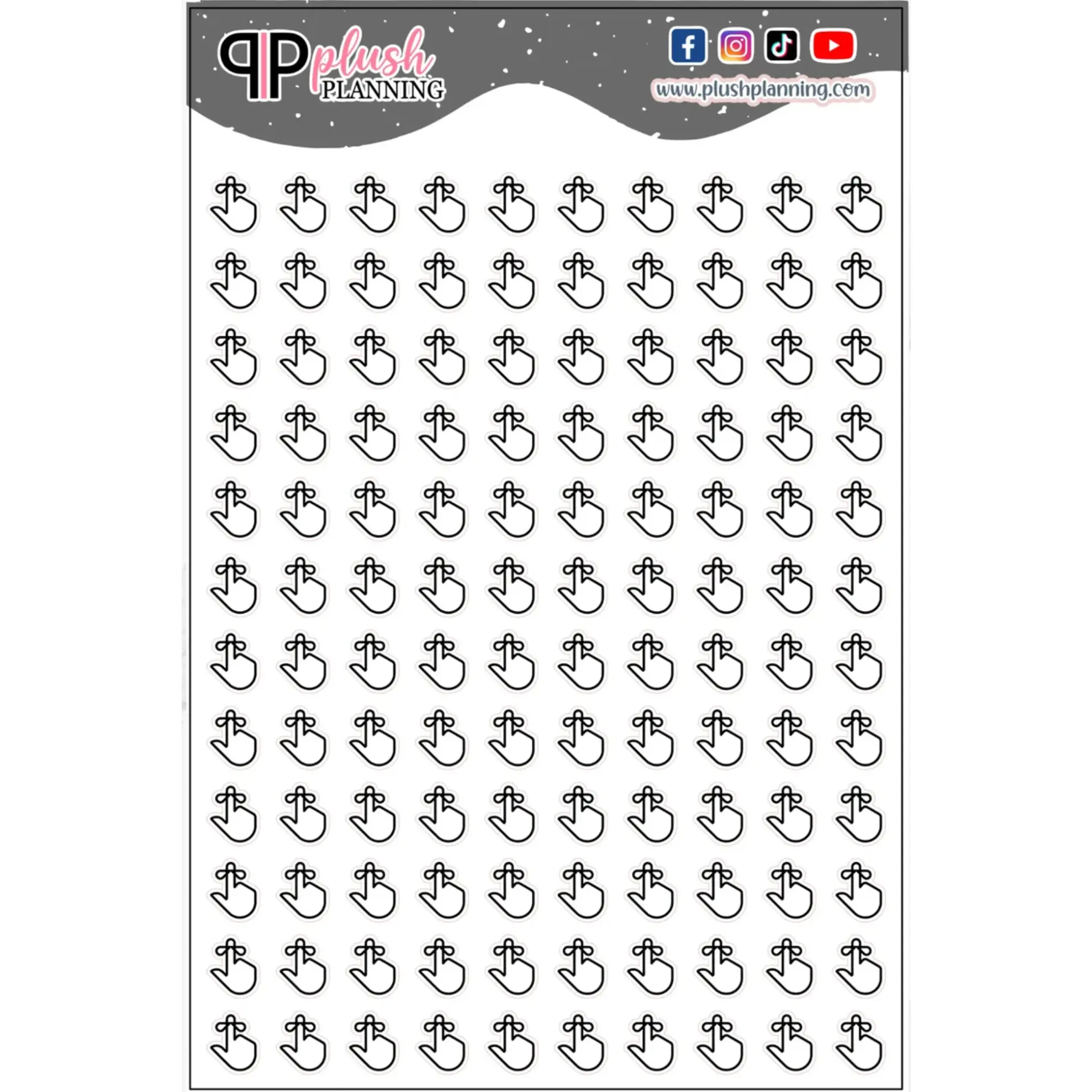 Reminder Icon Planner Stickers, Reminder Planner, Reminder Tracker