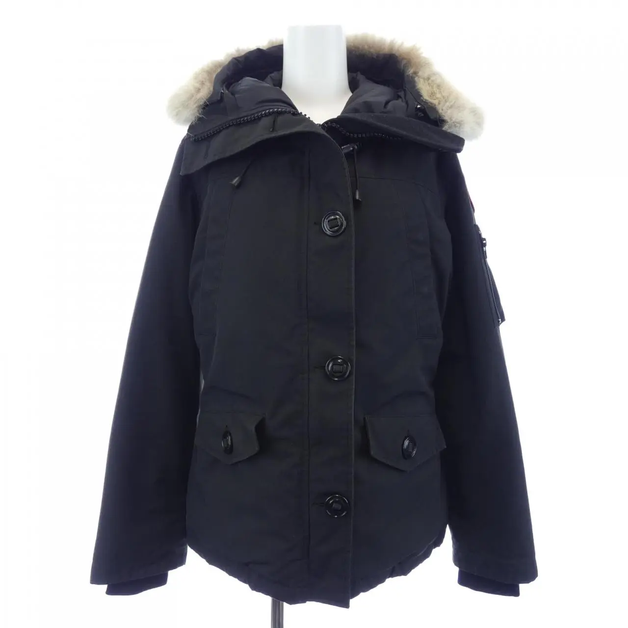 Pre-owned Canada Goose Nylon Small Leather Goods Montebello Down Jacket