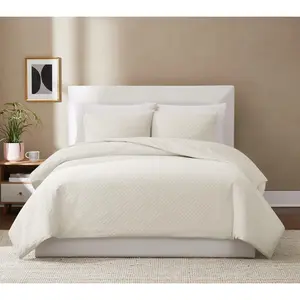 Brooklyn Loom Woven Texture Full/Queen 3 PieceComforter Set