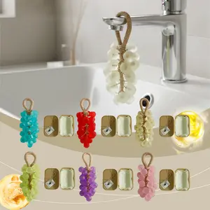 Gemstone Grape Soap Gift Set | Handmade Transparent Soap, Gentle Hand Cleanser, Aesthetic Home Decor