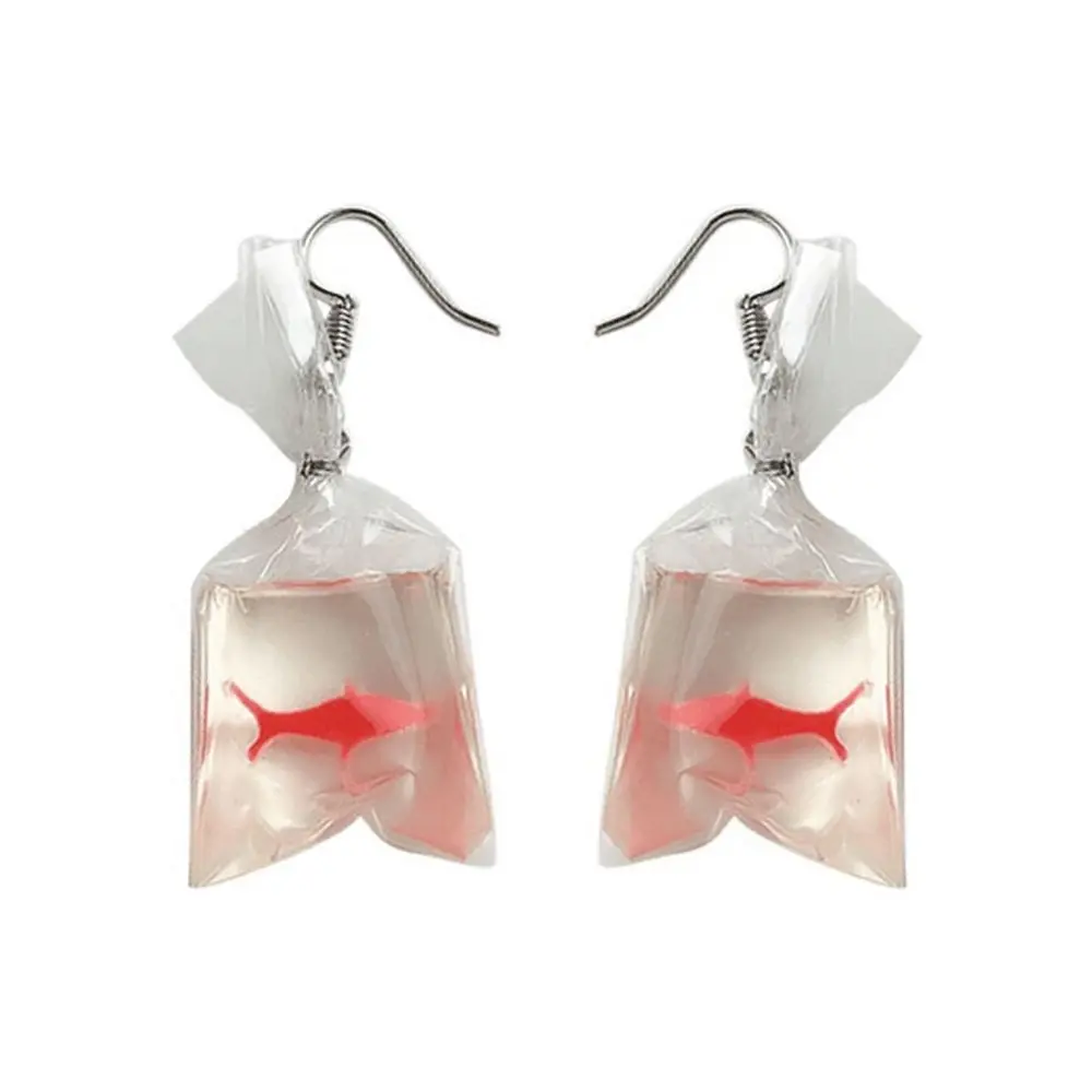 Fish Bag Earrings - Fashionable and Stylish Accessories