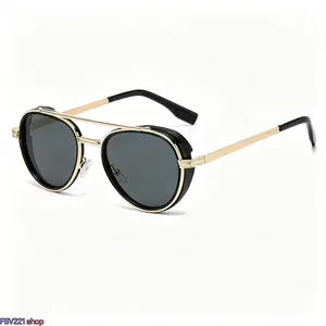 Classic Sunglasses - Thin Metal Frame Retro Pilot Eyewear, UV Protection, Unisex for Outdoor Activities