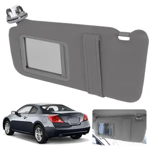 Driver Side Sun Visor Fits for 2007 2008 2009 2010 2011 Replacement Sun Shade with Light #   (Gray)