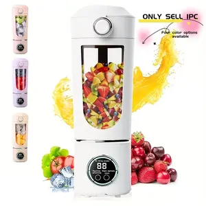 4-speed adjustable juicer, automatic cleaning cold press juicer, power display with charging indicator and fast charging support, 390 pure copper motor, portable slush machine for outdoor picnics, commercial fruit blender, Smoothie blender