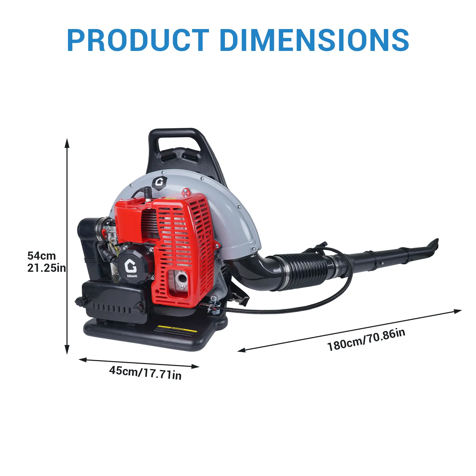 Red 66CC 4.0HP 880 CFM, 320 MPH