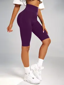 Fashionable High Waist Butt Lift Women’s Five-Point Shorts, High Waisted Shorts, Suitable for Summer Outdoor Wear, Versatile for All Seasons, Skinny Workout Shorts, Tight Fitted Shorts