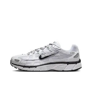 Nike P-6000 White Metallic Silver Black Men’s Perfect Daily Casual Fashion Footwear Walking Running Sneakers Shoe Boy