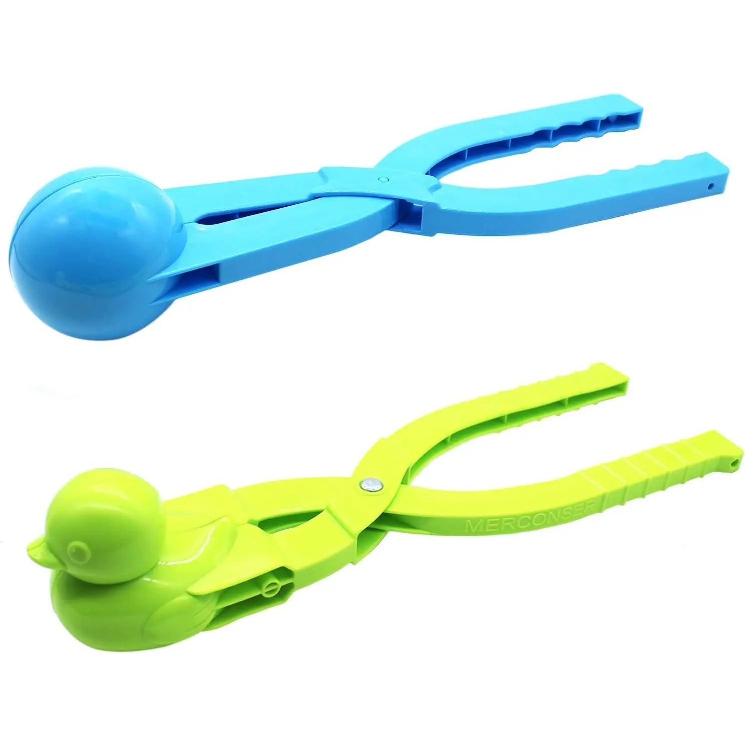2 count Snowball Maker,Large Winter Snowball Maker Clip, Duck and Snowball Shaped Snow Toys for  Outdoor Winter Play Snow Toys (Random Color)