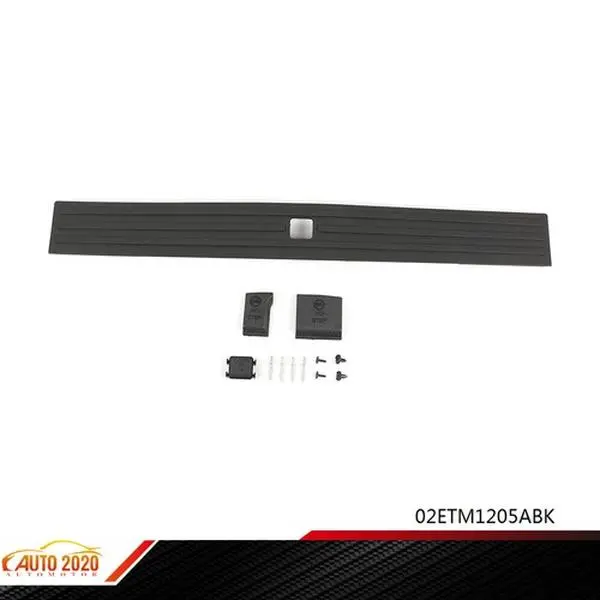 F150 Tailgate Step Cover Cap Molding Trim w/ Release Button Fit 2015-2020 Ford F-150 (Not Super Duty)