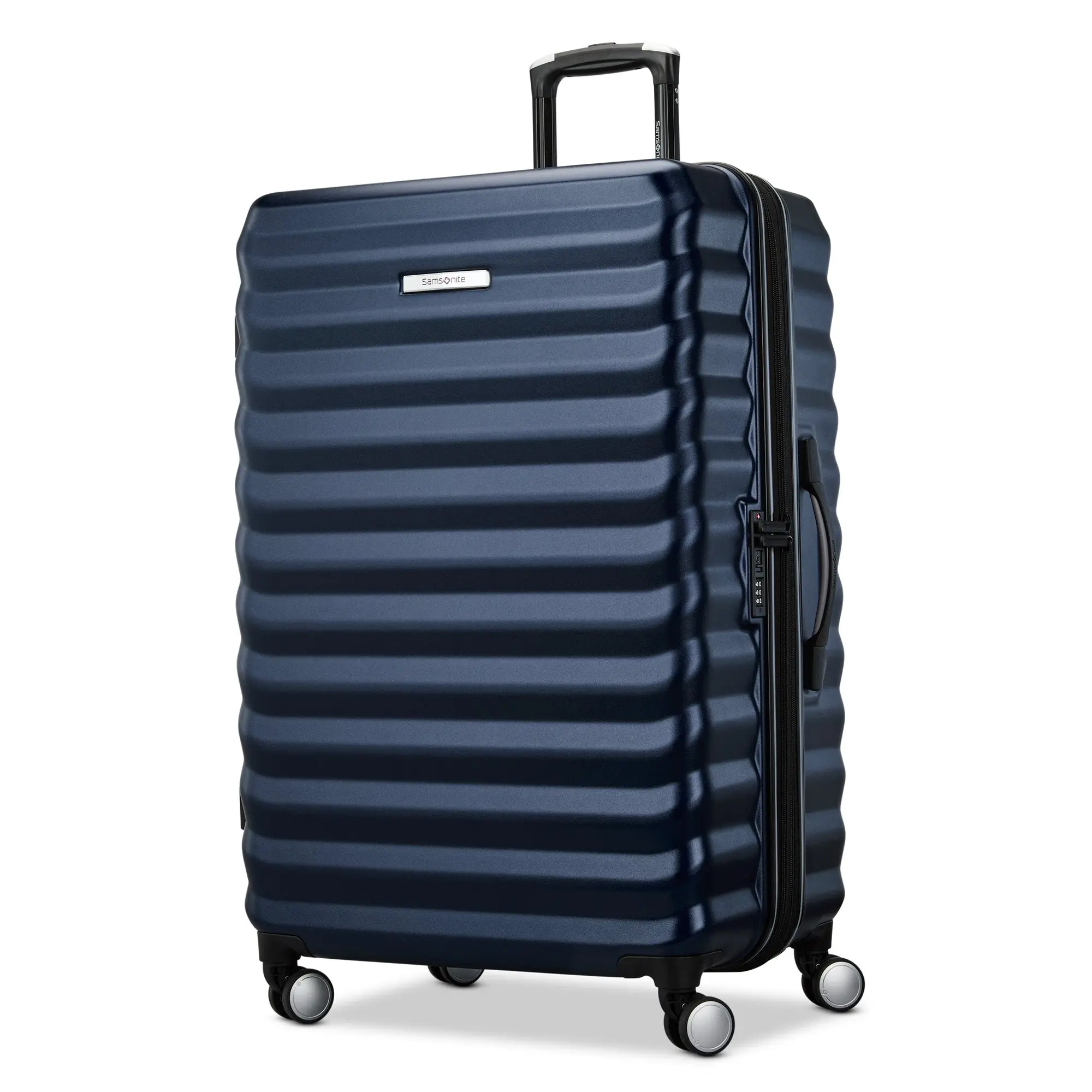 Samsonite Hard-Sided 28-Inch Lightweight Checked Large Expandable Element Suitcase