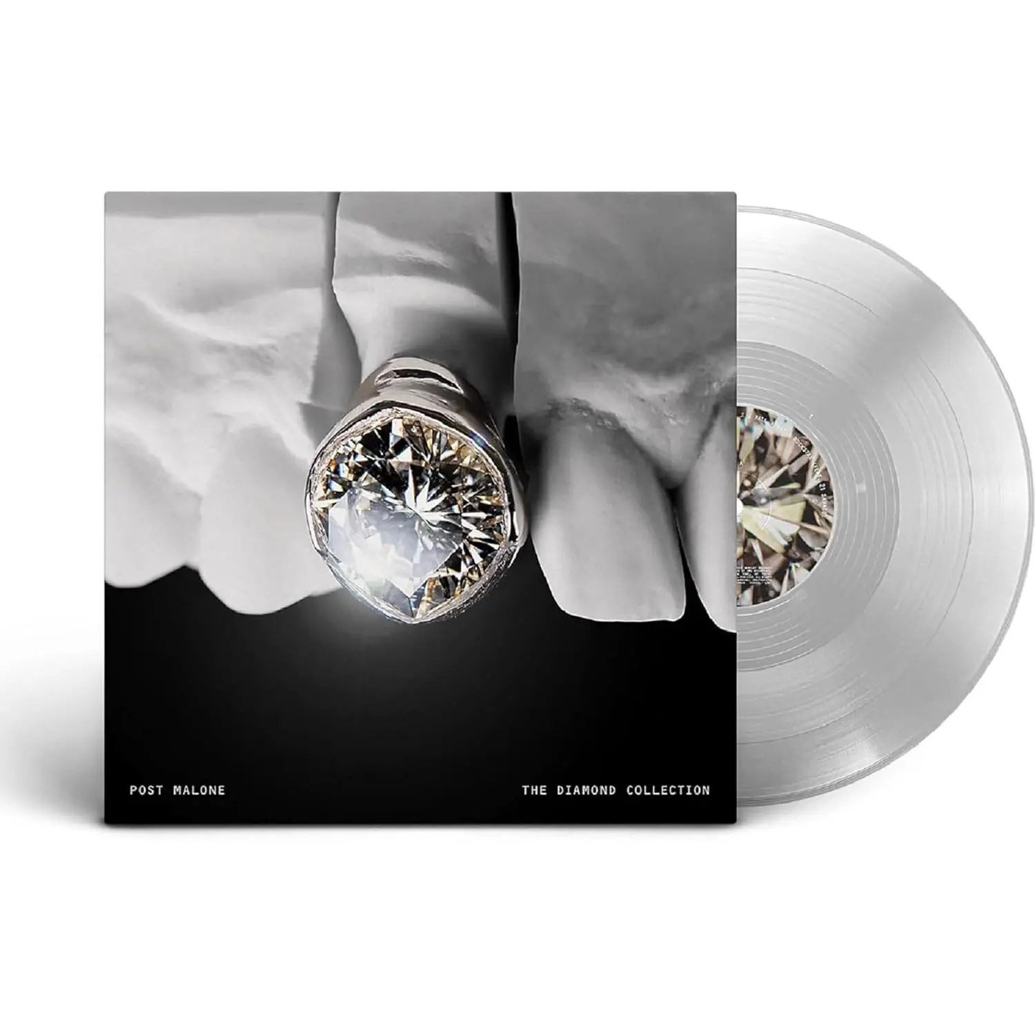 Post Malone - The Diamond Collection  [VINYL RECORD - LP] Explicit, Silver, Colored Vinyl