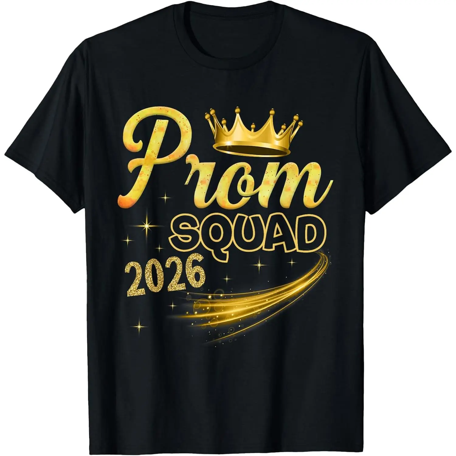 Prom Squad Graduation Class Of 2026 Party Cotton T-Shirt Women Men