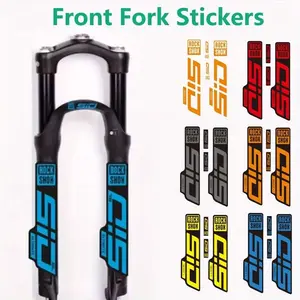 Set of 4 clear stickers for ROCKSHOX SID SELECT+ forks. These stickers provide painted protective decals for mountain bikes
