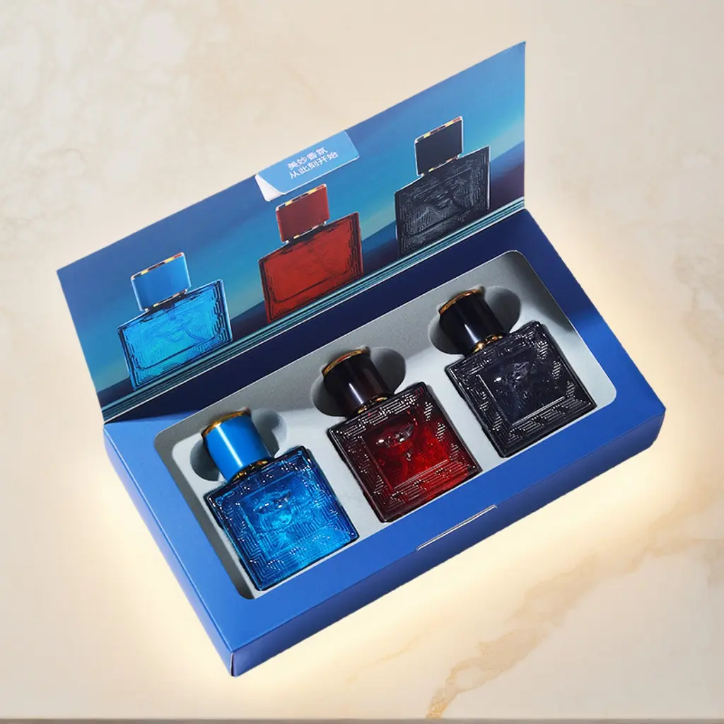 A 3-piece perfume set suitable for both men and women, with long-lasting fragrance, making it an ideal gift for anniversaries and birthdays.