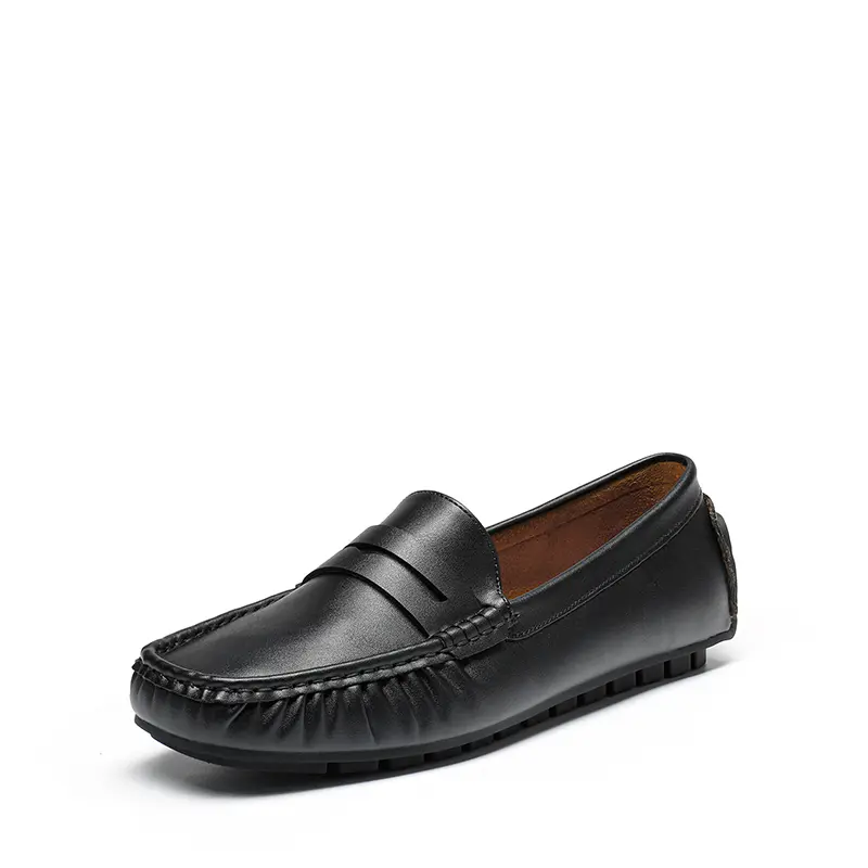 DREAM PAIRS Women's Artificial Leather Slip-On Penny Loafers - Casual, Buckleless, Business Casual, Soft Comfortable Walking Flats Footwear, Slip On Loafers, Artificial Leather Loafers