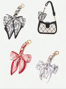 Bow Bag Chain Extension Strap, Crossbody Bag Extender Belt, Women's Handbag Decoration Accessory, Decorative Bow, Perfect for Wallet Making Gifts, Elegant Chain Strap