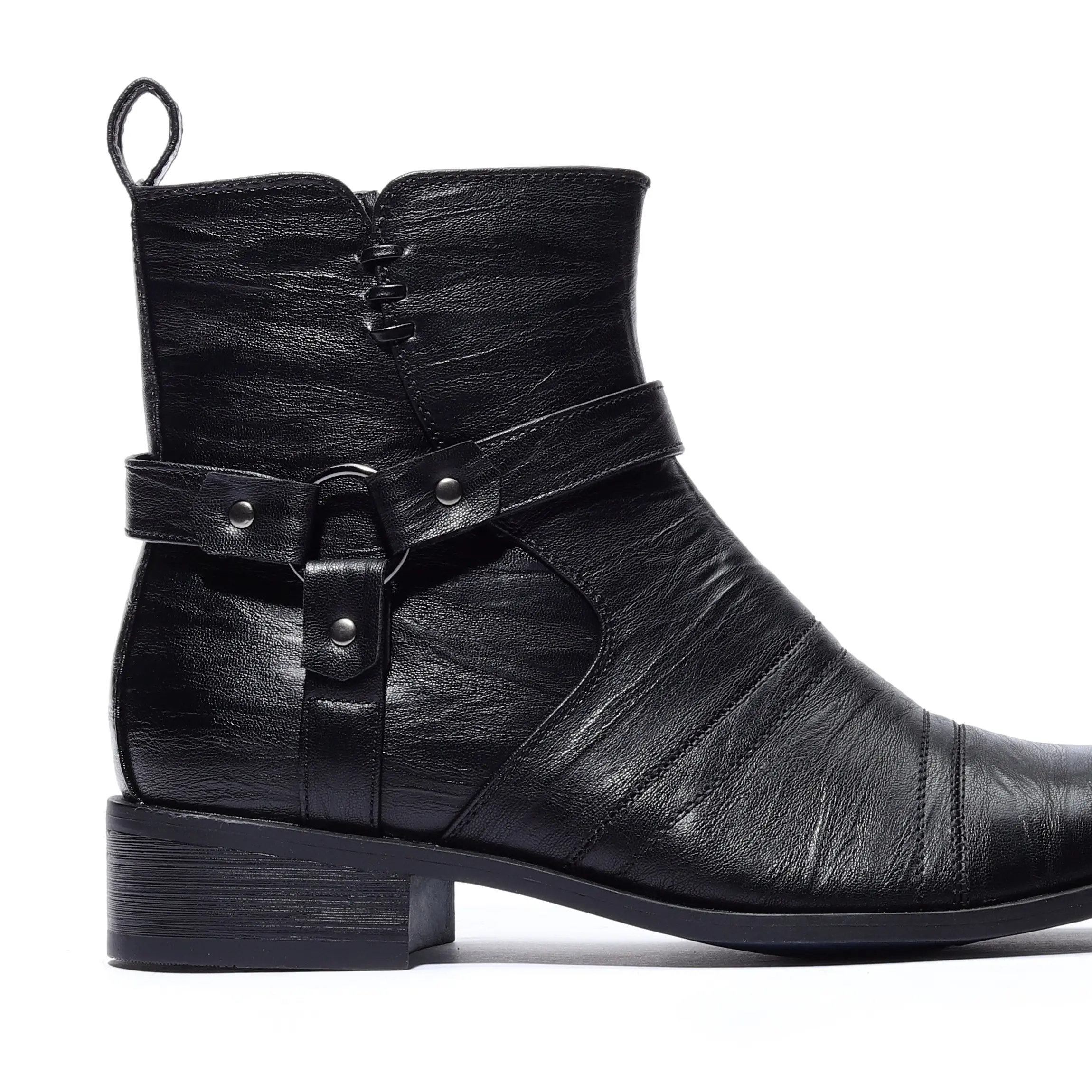 Jazame Men's Ankle-High Western  Boots | Stylish, Comfortable, and Durable Footwear Botines de hombre occidental vaquero Rodeo Walking Shoes