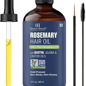 Botanic Hearth Rosemary Hair Growth Oil 30ml with Biotin & Mint for Thinning Hair Repair Serum for Women & Men Edge Booster Split Ends Moisturizer