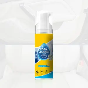 Car Interior Foam Cleaner Kit 150ML with Sponge & Wipe – All-Purpose Cleaning & Polishing Spray for Leather Seats, Dashboard, and Windows