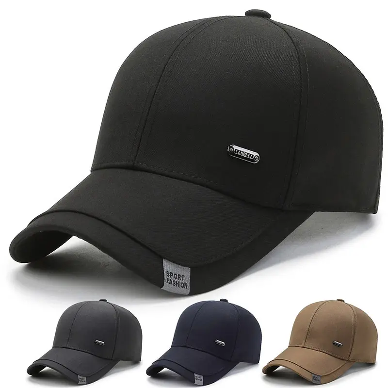 Stylish baseball cap for men; comfortable outdoor sports sun hat that’s easy to match; fashionable casual cap for middle-aged and older men; a gift for Dad; men’s hat