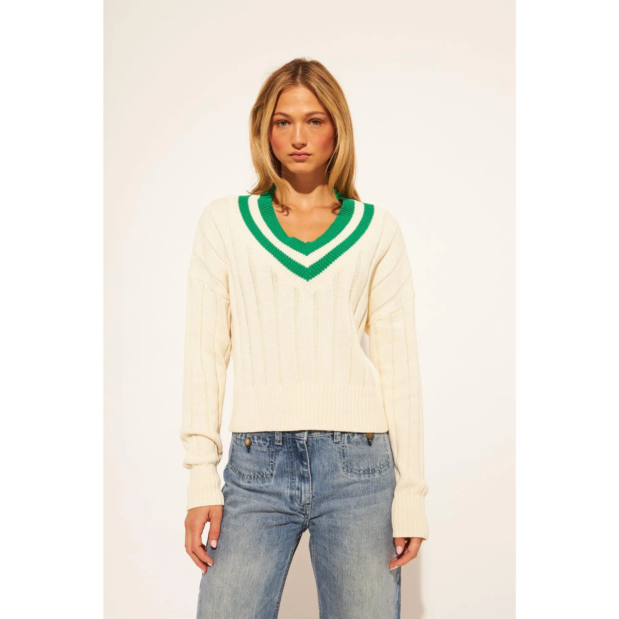 COLLEGIATE CLOVER SWEATER