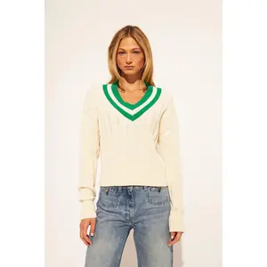 COLLEGIATE CLOVER SWEATER