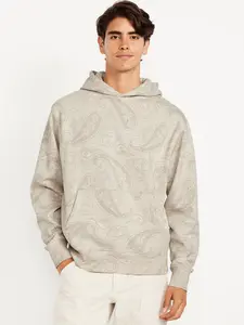 Old Navy Men's Oversized Rotation Printed Popover Hoodie